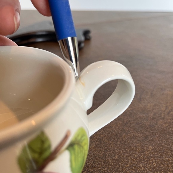 Portmeirion Pomona Footed Romantic Breakfast Cup - Picture 5 of 7